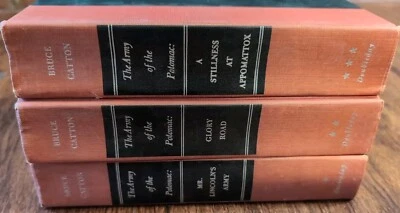 The Army of the Potomac by Bruce Catton - 3 Volume Vintage Hardcover Set Foto 1 de 4