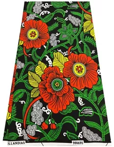 Ankara Wrapper Sell by 6 Yards-100% Cotton- Exclusive Design -For Dresses- - Picture 1 of 2