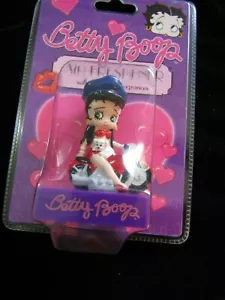 Betty Boop On Her Motor Bike Air Freshener NEW - Picture 1 of 6