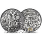 2012 ROYAL MINT 8 OZ. SILVER MASTERPIECE MEDAL - KING ARTHUR - MINTAGE 500 