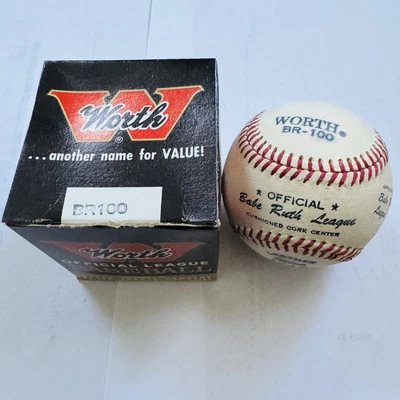 Centro de corcho acolchado de béisbol oficial de la Liga Babe Ruth VALOR RARO No BR-100 Foto 1 de 4