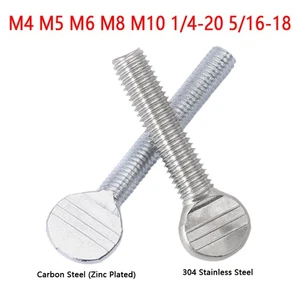 Metric/UNC Spade-Head Thumb Screws Thumb Screw - A2 Stainless Steel/Carbon Steel - Picture 1 of 6