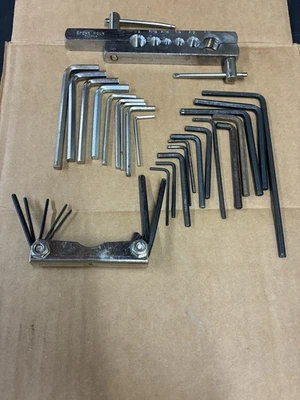 Folding Allen Hex Key Set Great Neck HEK-7  Loose Allen Key Set - Image 1 of 3