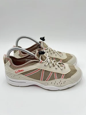 L.L. Женские кроссовки для ходьбы Bean 7 M бежевые сетчатые комфортные туфли 260975 - Изображение 1 из 4