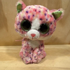 Ty Beanie Boos SOPHIE the Cat w/ Glitter Eyes 6" Beanbag Plush Stuffed Toy - Picture 1 of 6