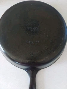 Griswold No. 8 Small Block Logo 704N Cast Iron Frying Pan. Cleaned & Seasoned. - Picture 1 of 10