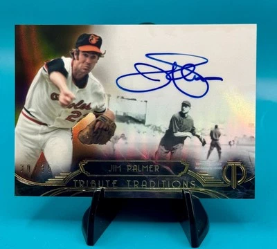 2014 Topps Tribute Auto /35 Jim Palmer #TT-JP Tribute Traditions - Image 1 of 2