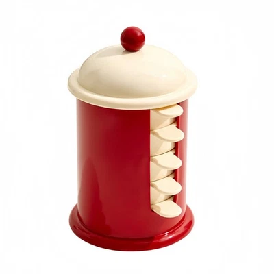 Plastic Sauce Dishing Bowls 5 Pcs with Handles and Space Saving Storage Rack - Image 1 of 4