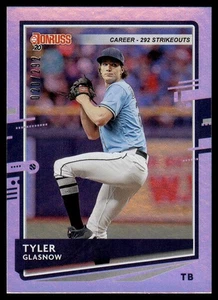 2020 Donruss Career Stat Line #151 Tyler Glasnow /292 - Bild 1 von 2