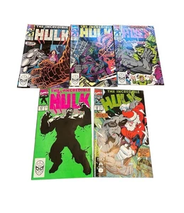 LOTE DE 5 CÓMICS DE THE INCREÍBLE HULK # 374,375,376,377,378 LEER - Imagen 1 de 10