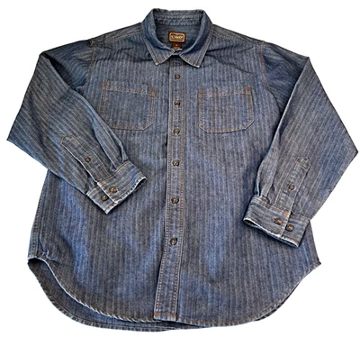C.E. Schmidt Workwear Heavyweight Denim Shirt Men's M Utility Outdoors - Image 1 of 4