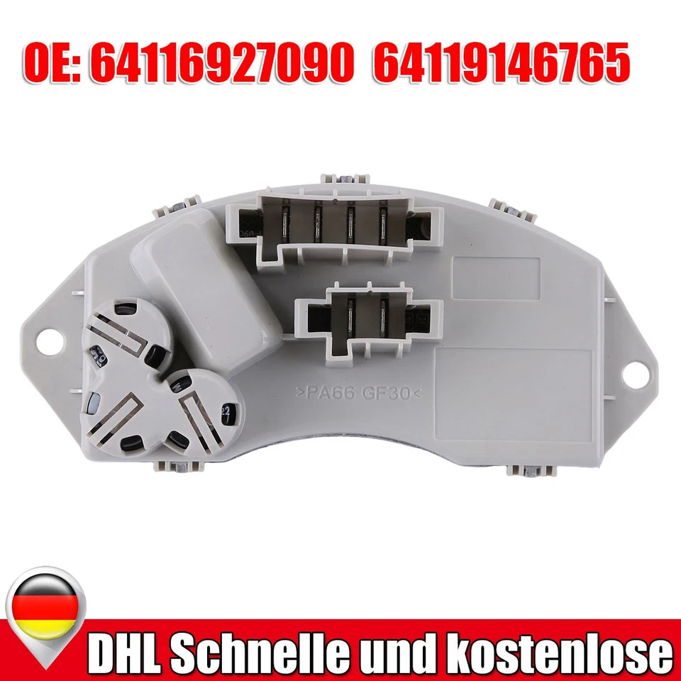 Resistenza Motore Soffiatore per BMW Serie 1 E81 E82 E87 E88 Serie 3 E90 E91 E92 E93 E89 Z4 - Immagine 1 di 4