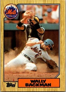 1987 Topps #48 Wally Backman - Bild 1 von 2