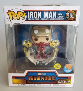 PX Previews Iron Man With Gantry (Glows In The Dark) #905 Funko Pop GITD - Picture 1 of 5
