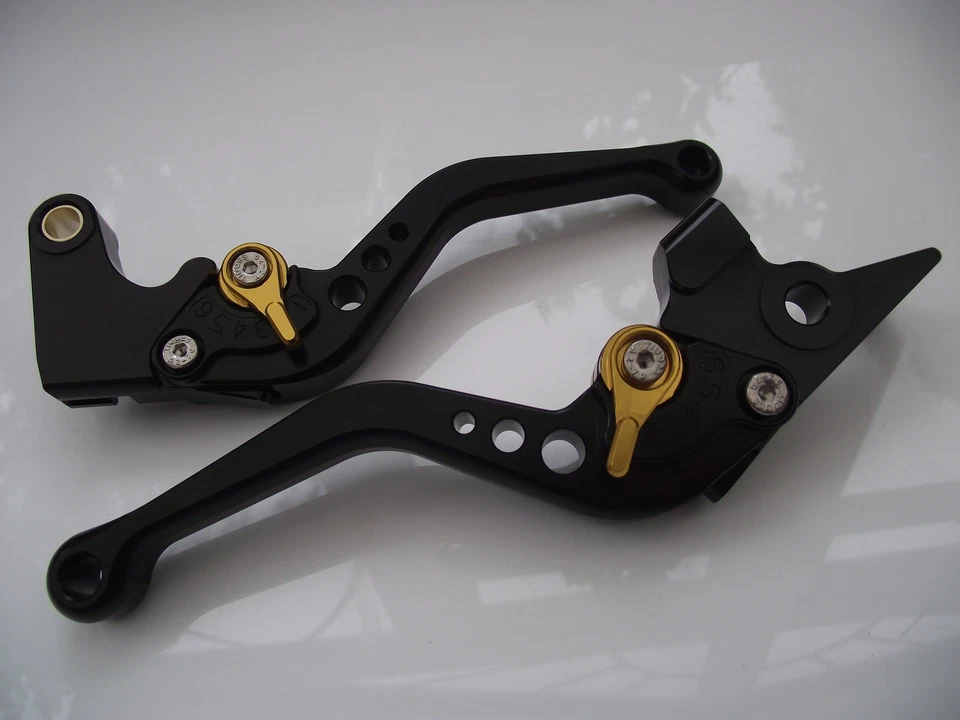 Honda ST1300A (2003-2007), Juego de palancas CNC ajustadores cortos oro negro, FXX/VOO Foto 1 de 1