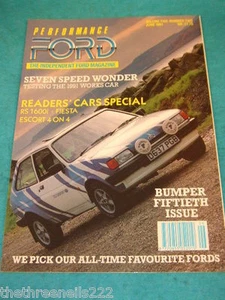 PERFORMANCE FORD - ALL TIME FAVOURITE FORDS - JUNE 1991 - Picture 1 of 1