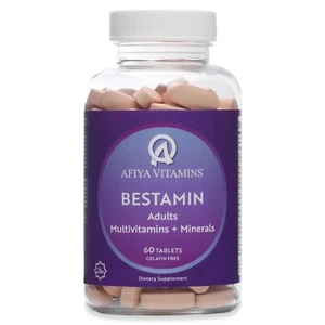 Bestamin Multivitamin, Certified Halal, 60 Tablets-Afiya Vitamins - Picture 1 of 3