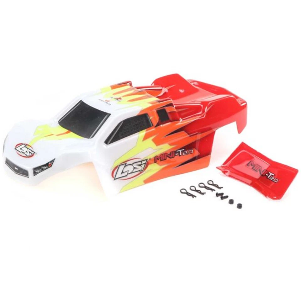 NEW Losi Red / White Body : Mini-T 2.0 - Image 1 of 1