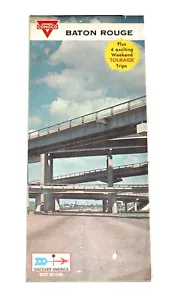 Vintage 1969 Conoco Baton Rouge Louisiana Karte CSM3 - Bild 1 von 8