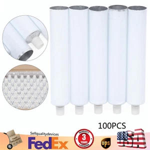 ¡Tubos de pasta de dientes vacíos de aluminio 100 un. con tapa de aguja portátiles reutilizables 100 ml! - Imagen 1 de 12