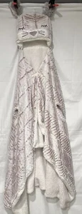 Soft Surroundings Fleece Cape/Poncho/Shawl Bunny Face/ Ears Hood One Size - Picture 1 of 11