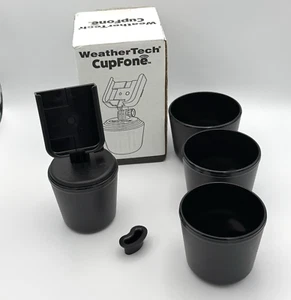 WeatherTech CupFone Universal Adjustable Cup Holder Car Mount 8ACF1 Black - Photo 1 sur 4