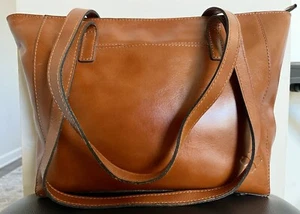 Cottage Core PATRICIA NASH Veg Large VARSI Leather Shoulder Tote Bag - Tan - Picture 1 of 15