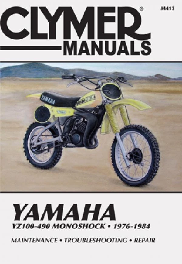 Manual de servicio y reparación Clymer M413 para Yamaha YZ100-490 Monoshock Foto 1 de 1