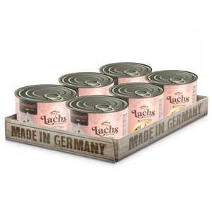 LEONARDO Lachs + extra Filet 6x200g Katzenfutter Nassfutter Katze Feuchtnahrung - Bild 1 von 2