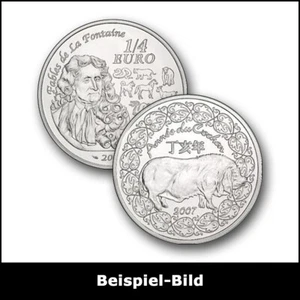 Frankreich €-0.25-Münze „Jahr d. Schweines“ 2007 (Silber 900 | BU bzw. ST) - Bild 1 von 1