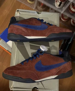 Size 11 - Nike Air Zoom FC Burgundy Blue 8.5/10 Cond Og All slice in right heel - Picture 1 of 10