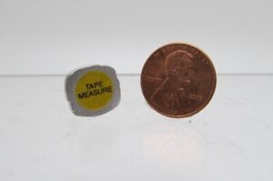 Dollhouse Miniature Metal Replica Tape Measure MUL2024