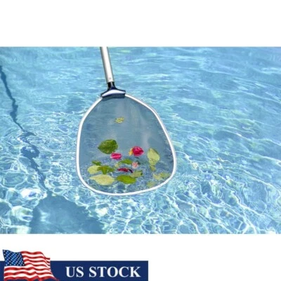 Skimmer de hojas de piscina comercial marco de aluminio de alta resistencia red de malla de nailon Foto 1 de 4