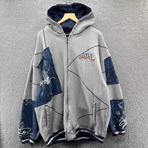Vintage UNK NBA Signature Series Sweatshirt Mens 3XL Hoodie Full Zip - Picture 1 of 16