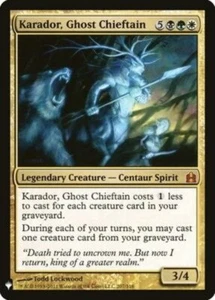 x1 Karador, Ghost Chieftain - The List M MTG The List M/NM, English - Picture 1 of 1