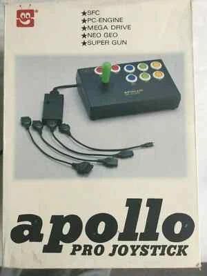NEO GEO SNES - SEGA MEGA  APOLLO PRO JOYSTICK MICRO SWITCHED JOYSTICK BOXED RARE - Image 1 of 4