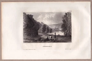 Dürnstein, Krems - Ansicht - Stich, Original Stahlstich 1839 - Bild 1 von 2