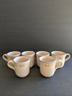 JUEGO DE 6 TAZAS DE CAFÉ O TÉ NORITAKE STONEWERE ARIZONA 8677 JAPÓN  Foto 1 de 4