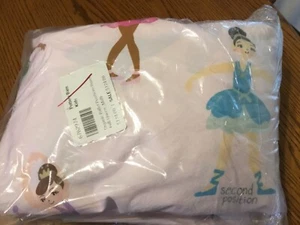 Pottery Barn Kids Ballet Positions Pink Cotton duvet full/queen-NIP - Picture 1 of 1