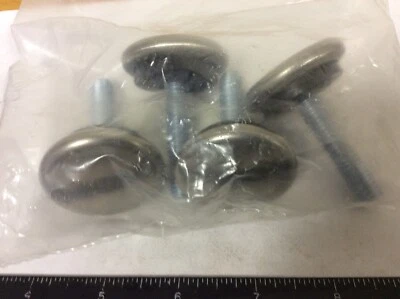 "Nuevo (paquete de 4) deslizadores para muebles S & W SW-5T17, base de 1 9/16""" Foto 1 de 2