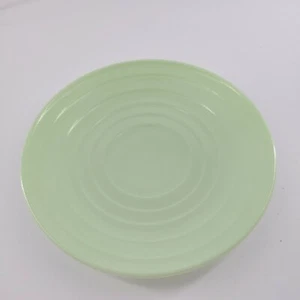 Hazel Atlas Platillo Tono Moderno Verde Menta 5.5" Vaso de Leche De Colección - Imagen 1 de 2
