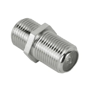 Adapter connector antenna RTV COAX 1x F Female - 1x F Female Metal HAMA - Zdjęcie 1 z 3