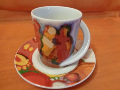 Espressotasse Cupola 2 tlg   2007  limt 400 Stück Designer Münz von Rosenthal - Bild 1 von 2