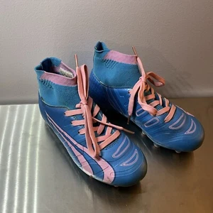 Dream Pairs Kids Soccer Cleats Pink Blue Size 13 - Bild 1 von 6
