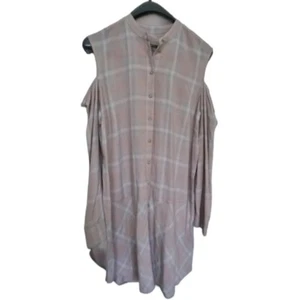 Allsaints floria checked summer shirt dress.Sz medium uk 10 Bnwt - Picture 1 of 7