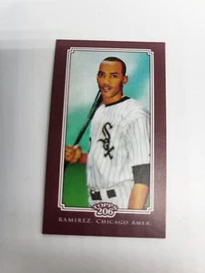 1/1 CAROLINA BRIGHTS MAROON BLANK BACK RARE 2010 Topps T206 ALEXEI RAMIREZ MLB - Picture 1 of 2