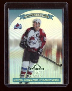 1997-98 Donruss Limited Exposure #36  Joe Sakic / Bernie Nicholls     *12939