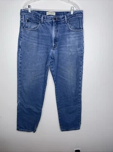 LL Bean Flannel Lined Jeans Mens 38x32 Denim Pants Double L Classic Fit - Picture 1 of 6