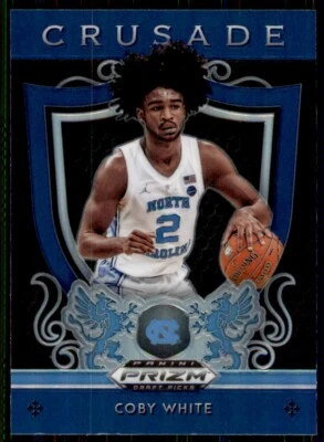 2019-20 Blue Prizm Crusade Coby White North Carolina Tar Heels #61 - Image 1 of 2