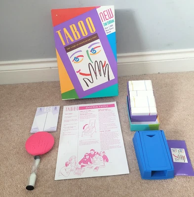 Taboo The Game Of Unspeakable Fun 2nd Edition 1994 Vintage MB Games. V.G.C. - Image 1 of 4